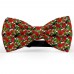 Papion personalizat, model flori, trandafiri rosii
